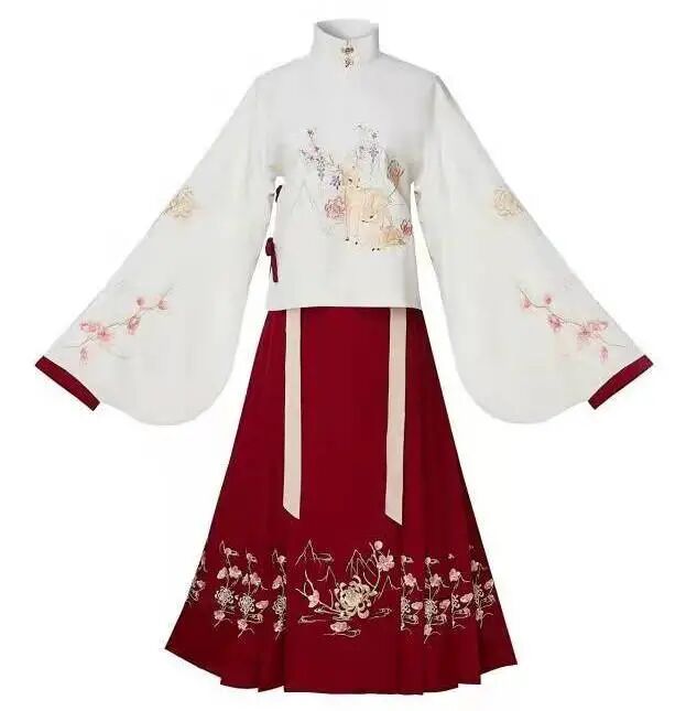 汉服袄裙-结构纸样裁剪图科普!